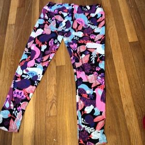 LuLaRoe Love Bird Floral Leggings